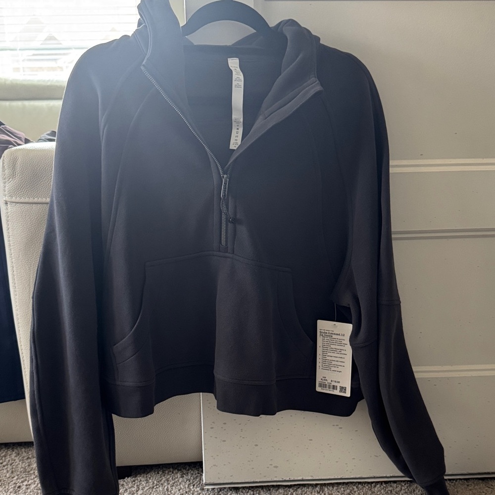NWT Lululemon oversized scuba 1/2 zip size XL/XXL